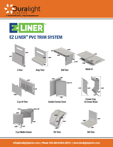 EZ Liner PVC Trim Pieces