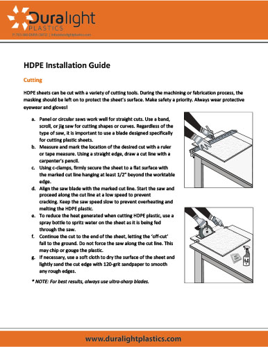 HDPE Installation Guide