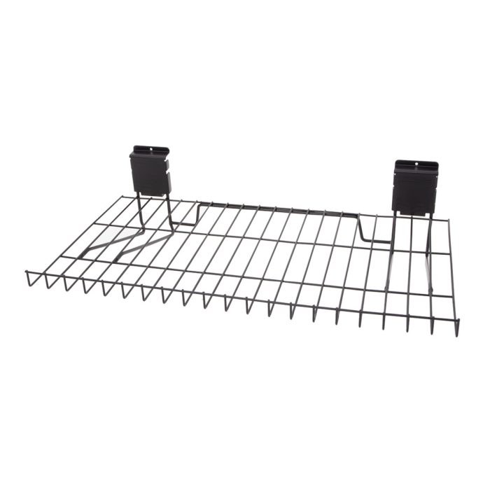 ez slatwall 24 inch wire shelf