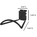 ez slatwall 8 inch hose hook dimensions