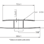 16mm polycarbonate h profile