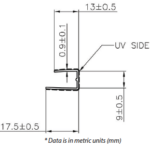 8mm polycarbonate u profile