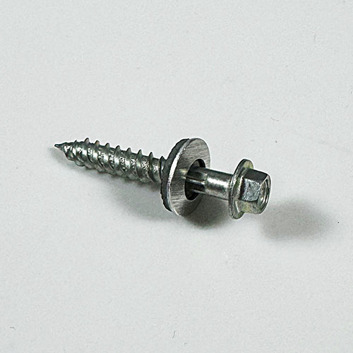 CoverLite #12 x 1.5" Hex Head Sharp Tip Wood Screw Unpainted 3330009