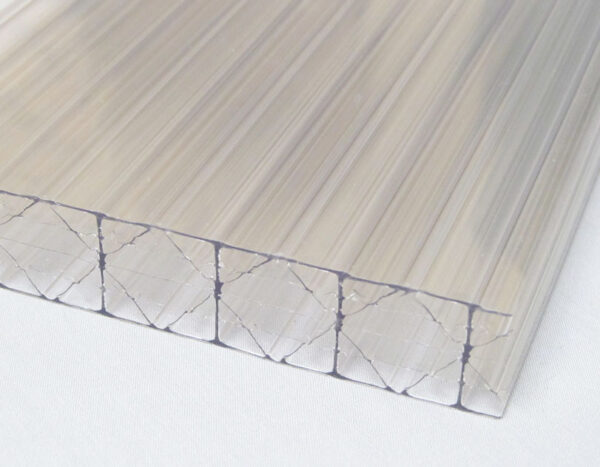 8mm Twin Wall THERMOCLEAR™ 15 Polycarbonate Panel - Clear